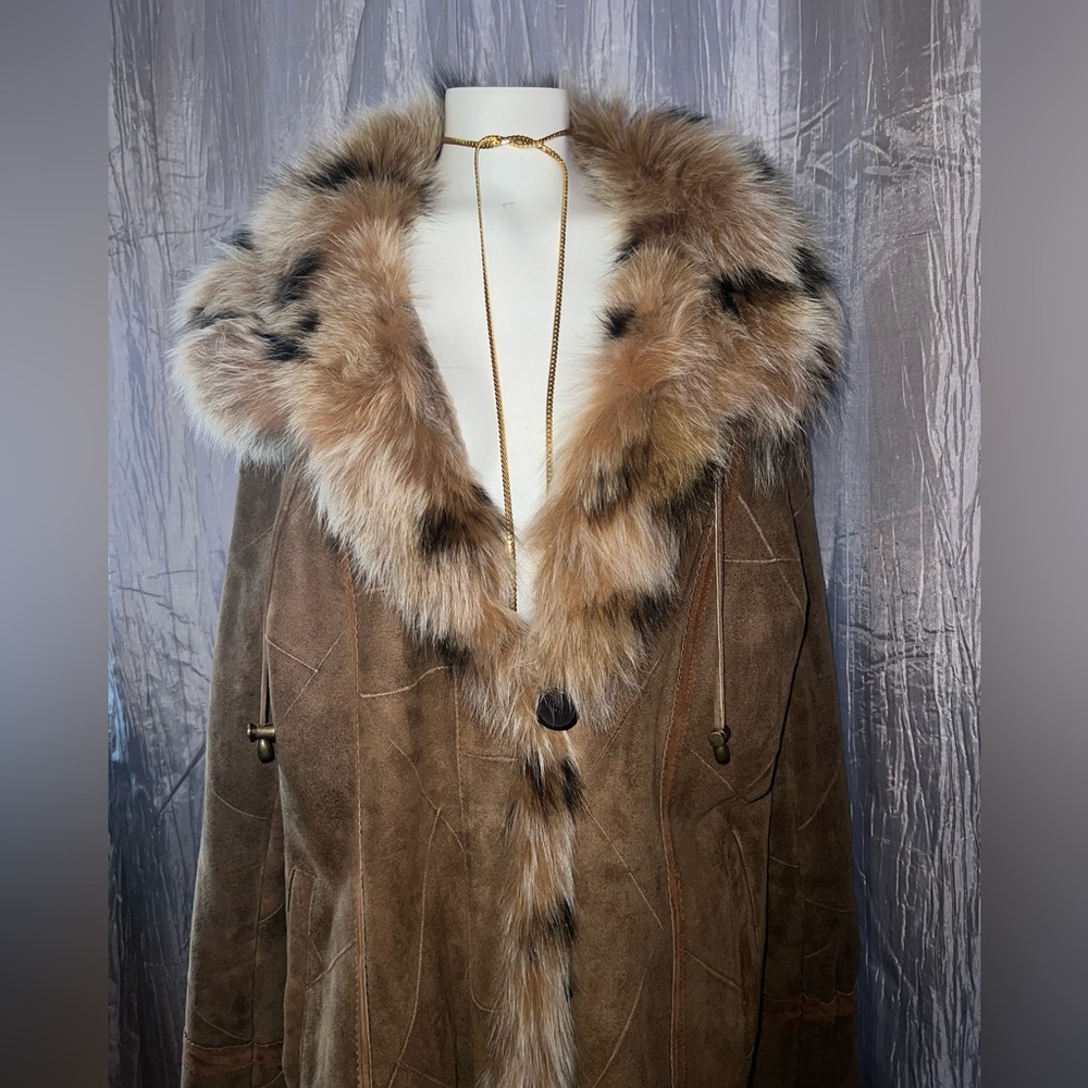 Blue Duck Shearling Fur Jacket